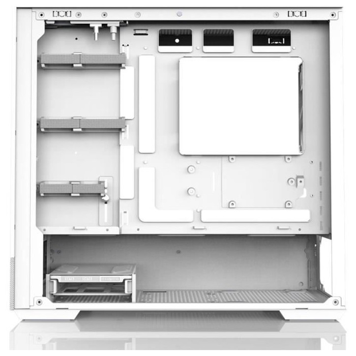 Boîtier PC Mini Tour sans alim - ZALMAN P30 AIR (Blanc) - Micro ATX/Mini-ITX - 3x140mm A-RGB - Mesh - USB-C/3.0/HD Audio