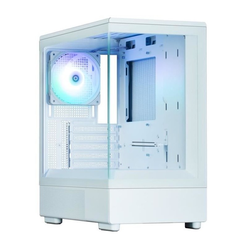 Boîtier PC - ZALMAN - P10 - Mini tour - M-ATX - Blanc - Verre trempé Boîtier PC - ZALMAN - P10 - Mini tour - M-ATX - Blanc - Verre trempé