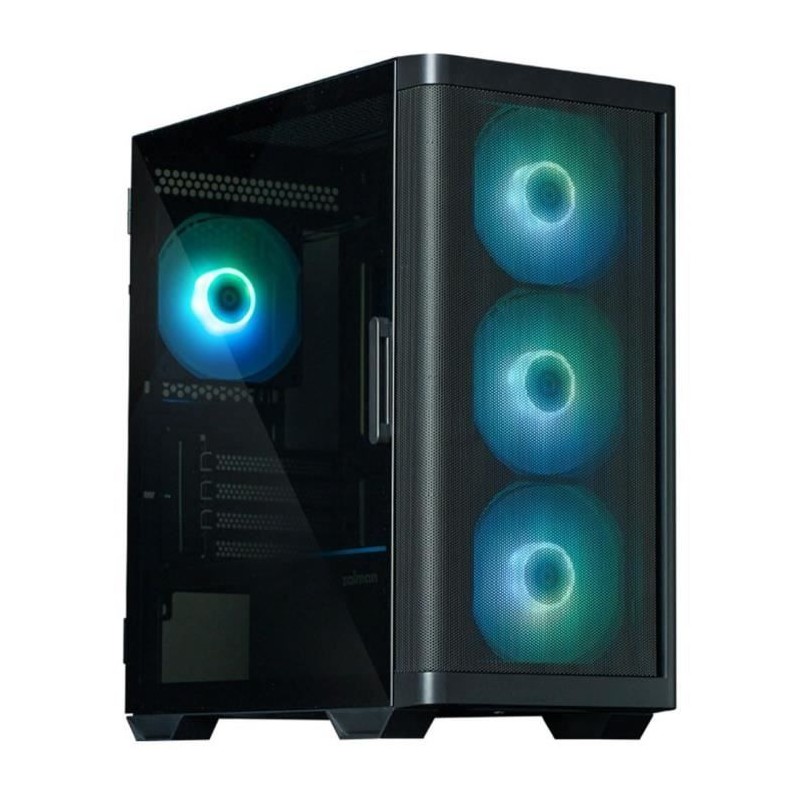 Boitier PC sans alimentation - ZALMAN M4 ARGB (Noir) - Moyen tour - Fo