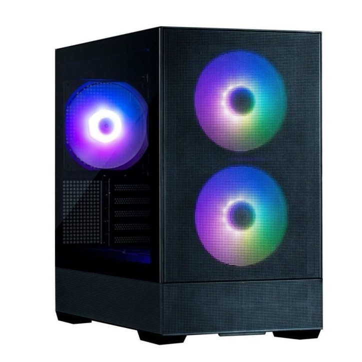 Boîtier PC Mini Tour sans alim - ZALMAN P30 AIR (Noir) - Micro ATX/Mini-ITX - 3x140mm A-RGB - Mesh - USB-C/3.0/HD Audio