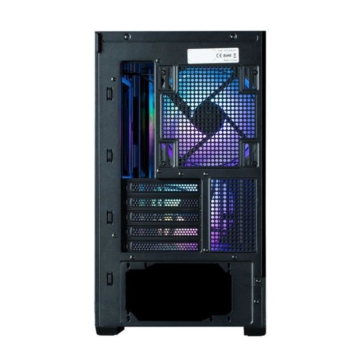 Boîtier PC Mini Tour sans alim - ZALMAN P30 AIR (Noir) - Micro ATX/Mini-ITX - 3x140mm A-RGB - Mesh - USB-C/3.0/HD Audio