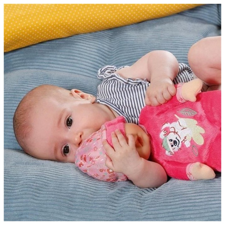 Baby Born - Sleepy - Poupée douce avec hochet intégré - Rose - 30cm - Des 3 ans Baby Born - Sleepy - Poupée douce avec hochet intégré - Rose - 30cm - Des 3 ans