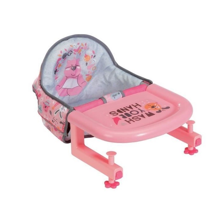 Chaise haute pour poupée - BABY BORN - BABY born Table Feeding Chair - Multicolore - Des 3 ans - Jeu imaginatif Chaise haute pour poupée - BABY BORN - BABY born Table Feeding Chair - Multicolore - Des 3 ans - Jeu imaginatif