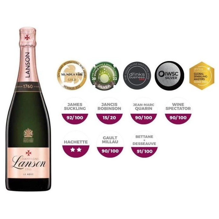 Lanson Rosé 75 cl Lanson Rosé 75 cl