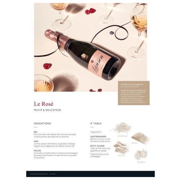 Lanson Rosé 75 cl Lanson Rosé 75 cl