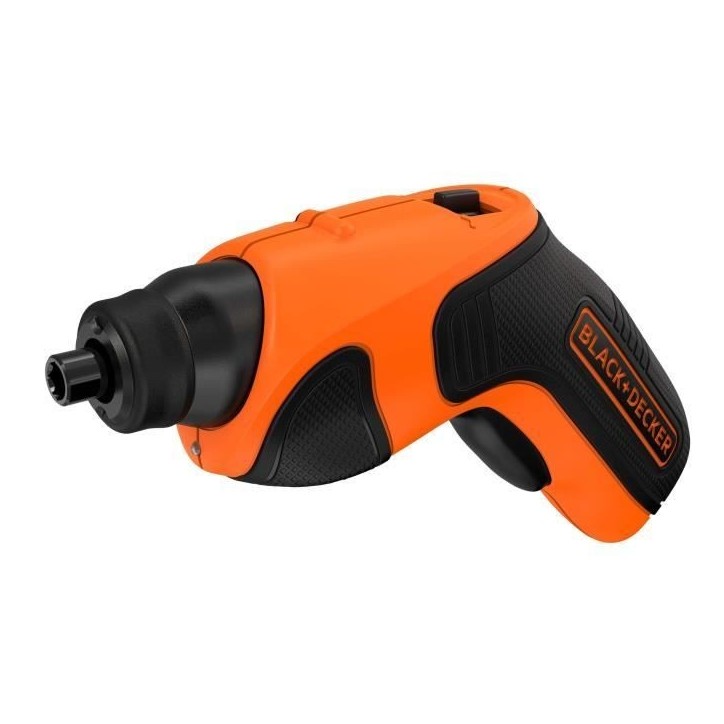 Tournevis électrique - BLACK+DECKER - CS3651LC-QW - 3,6V - LED - avec 2 embouts de vissage Tournevis électrique - BLACK+DECKER - CS3651LC-QW - 3,6V - LED - avec 2 embouts de vissage