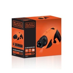 Tournevis électrique - BLACK+DECKER - CS3651LC-QW - 3,6V - LED - avec