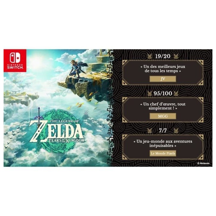 The Legend of Zelda: Tears of the Kingdom • Jeu Nintendo Switch The Legend of Zelda: Tears of the Kingdom • Jeu Nintendo Switch