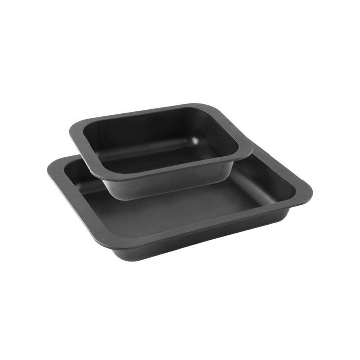 Lot de 2 plats a four rectangulaires - ZENKER - Special Cooking - 33 x 25 et 24 x 18 cm