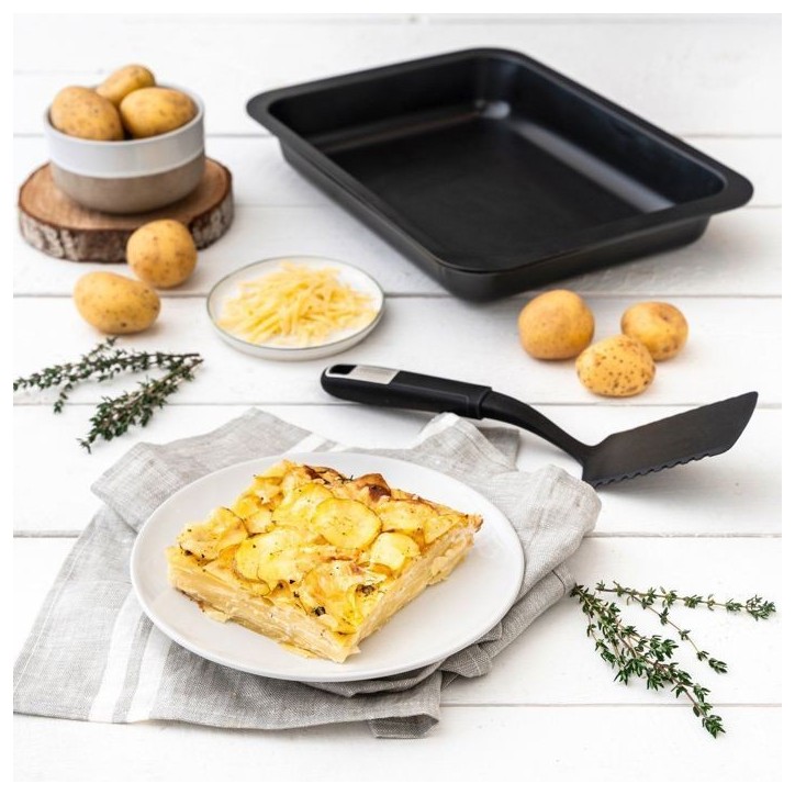 Lot de 2 plats a four rectangulaires - ZENKER - Special Cooking - 33 x 25 et 24 x 18 cm
