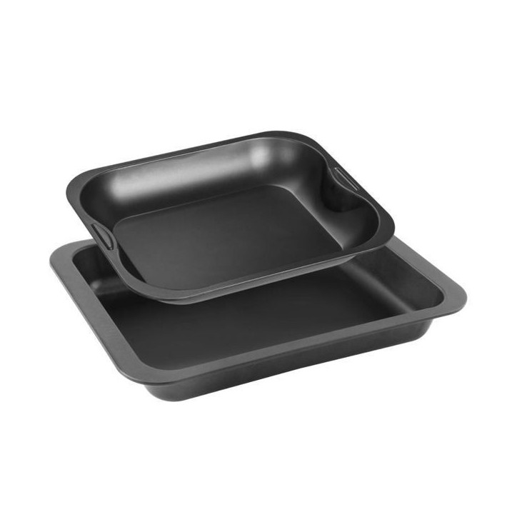Ensemble de 2 plats de cuisson four rectangulaires - ZENKER - Special Cooking - 37 x 27 et 28 x 23 cm