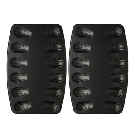 Lot de 2 moules a madeleines 12 empreintes - ZENKER - Spécial Countri