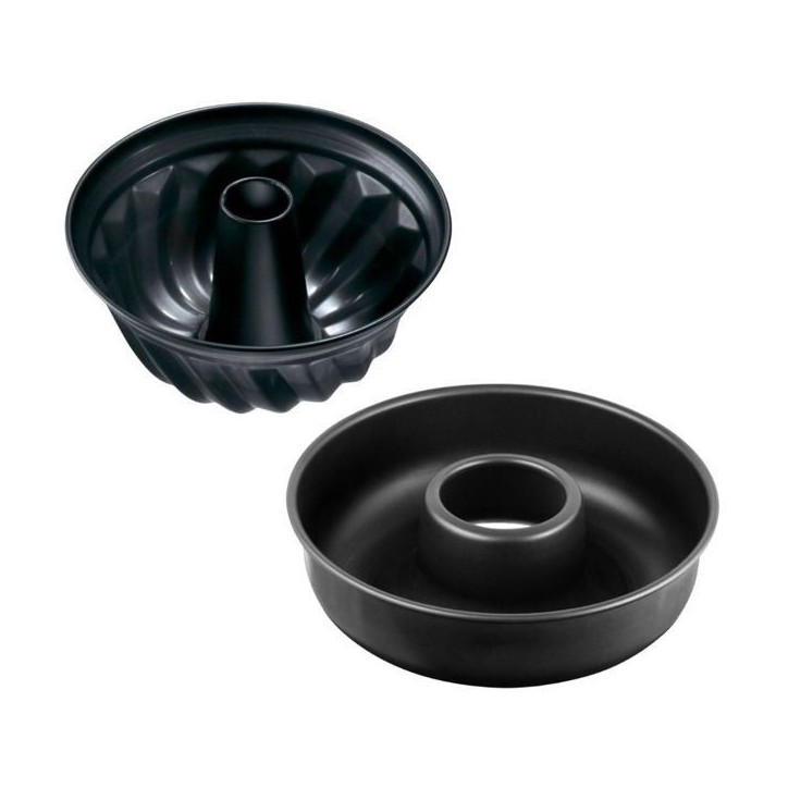 Moule a kouglofs et moule a savarin - ZENKER - Black Metallic - 25 et 28 cm Moule a kouglofs et moule a savarin - ZENKER - Black Metallic - 25 et 28 cm