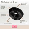 Moule a kouglofs et moule a savarin - ZENKER - Black Metallic - 25 et
