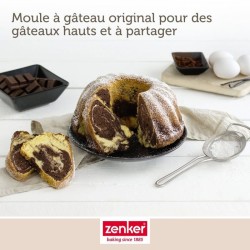 Moule a kouglofs et moule a savarin - ZENKER - Black Metallic - 25 et