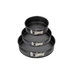 Set de 3 moules a charniere ronds - ZENKER - Black Metallic - 20, 24 e