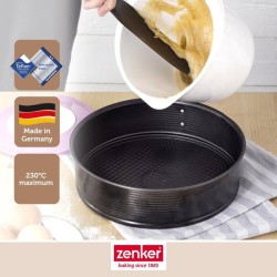 Set de 3 moules a charniere ronds - ZENKER - Black Metallic - 20, 24 e