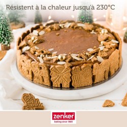 Set de 3 moules a charniere ronds - ZENKER - Black Metallic - 20, 24 e