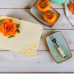 Cadre a gâteaux rectangulaire réglable et couteau a pâtisserie - ZE