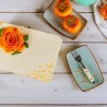 Cadre a gâteaux rectangulaire réglable et couteau a pâtisserie - ZE