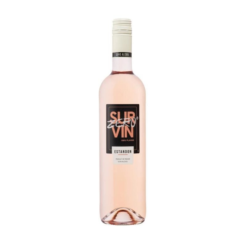 Estandon Zéro sur vin - Boisson a base de vin désalcoolisé rosé