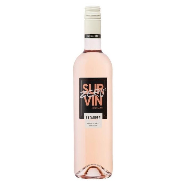 Estandon Zéro sur vin - Boisson a base de vin désalcoolisé rosé