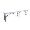 Banc pliable pour table de réception 180 cm - Structure acier et assi
