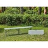 Banc pliable pour table de réception 180 cm - Structure acier et assi