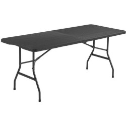 Table de réception pliante 8 personnes 180x74 x73.5cm - Structure en