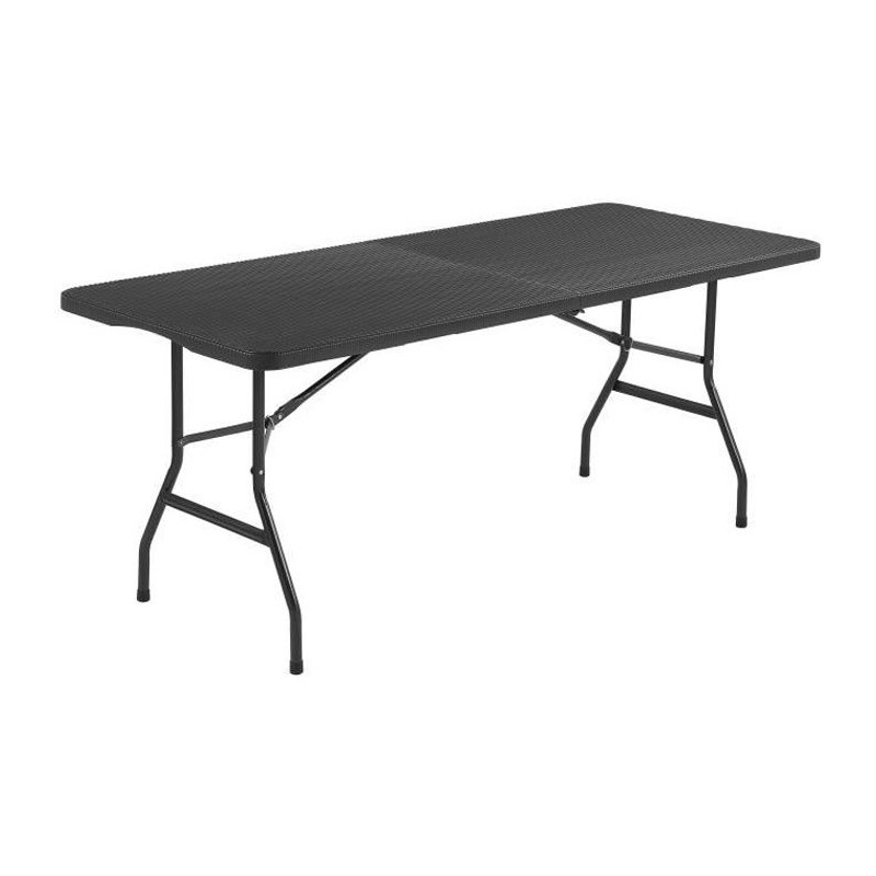 Table de réception pliante 8 personnes 180x74 x73.5cm - Structure en Table de réception pliante 8 personnes 180x74 x73.5cm - Structure en