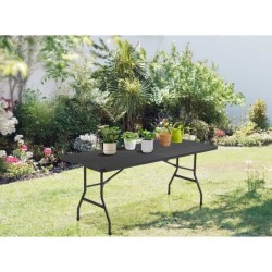 Table de réception pliante 8 personnes 180x74 x73.5cm - Structure en