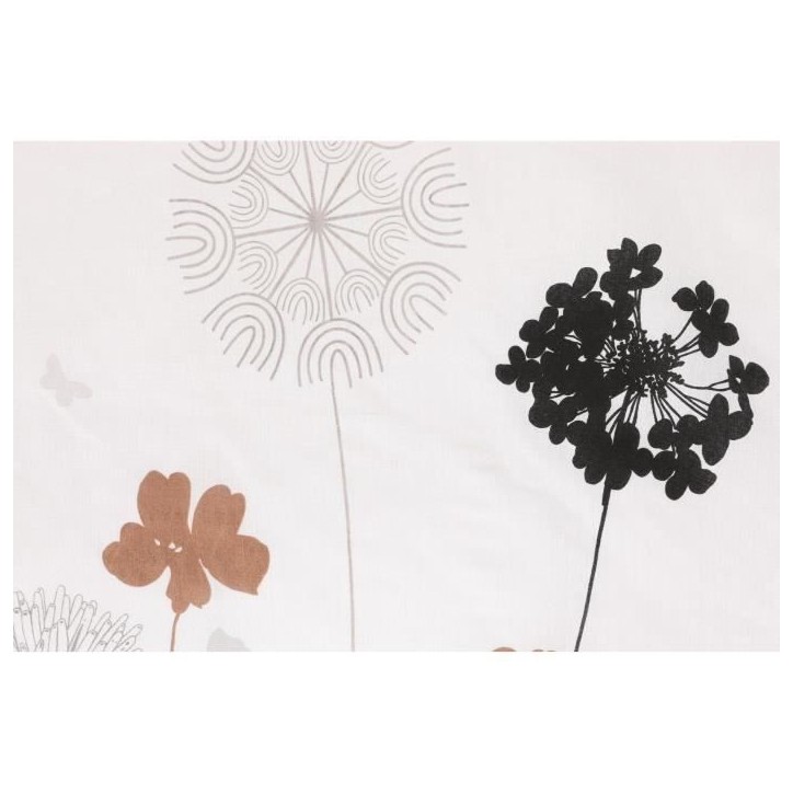 Parure de lit - 1 housse de couette 220 x 240 cm + 2 taies d'oreiller 60 x 60 cm - 65% coton, 35% polyester - Blanc Parure de lit - 1 housse de couette 220 x 240 cm + 2 taies d'oreiller 60 x 60 cm - 65% coton, 35% polyester - Blanc