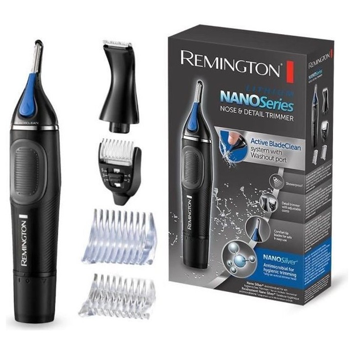 Remington NE3870 Tondeuse Visage Antibactérienne Hypoallergénique Nano Serie pour Nez et Oreilles Remington NE3870 Tondeuse Visage Antibactérienne Hypoallergénique Nano Serie pour Nez et Oreilles