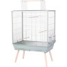 ZOLUX Cage grillagée surélevée pour oiseau - Pour perruche, calopsi