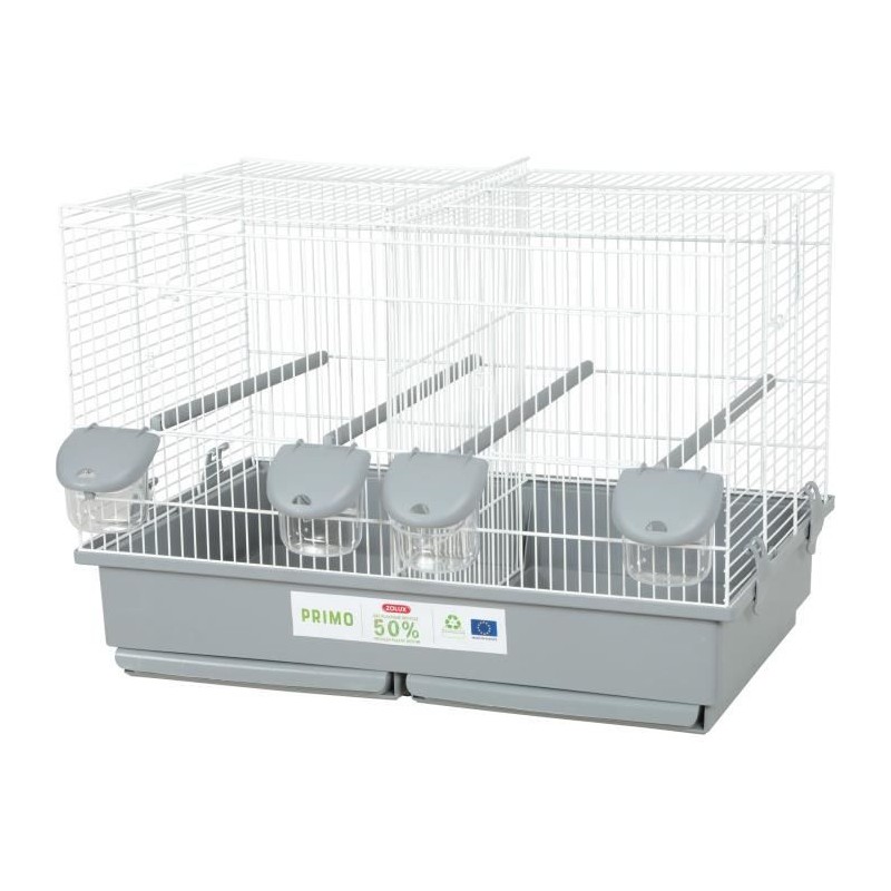 Cage d'élevage oiseaux - Zolux - Primo Cati - 57 x p34.5 x 41 cm - Bl