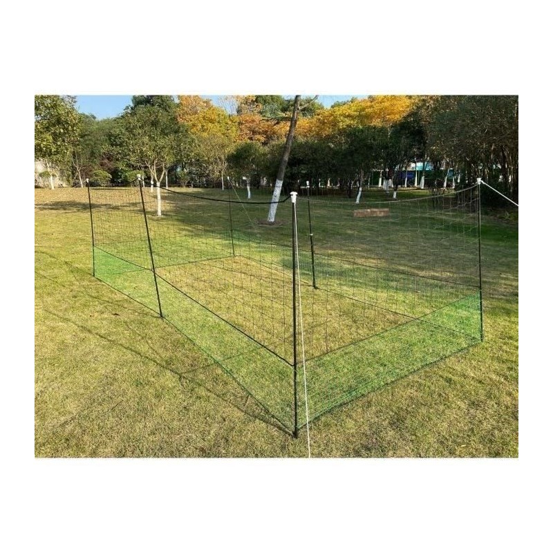 Kit filet clôtures pour poules - ZOLUX - 12m x 125 cm - Piquets en H Kit filet clôtures pour poules - ZOLUX - 12m x 125 cm - Piquets en H