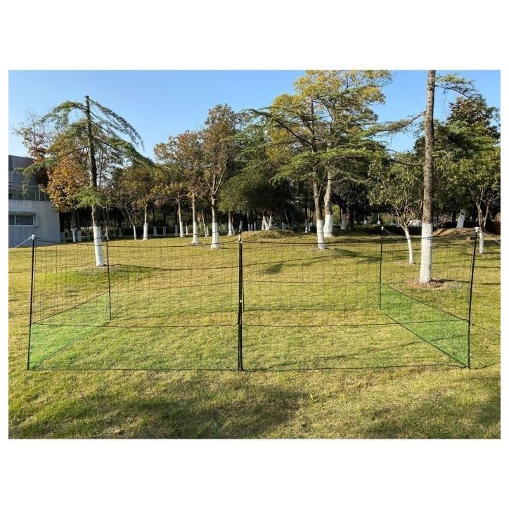 Kit filet clôtures pour poules - ZOLUX - 12m x 125 cm - Piquets en H - Porte d'acces - Sardines incluses