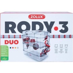 ZOLUX Cage sur 2 étages Rody3 duo pour hamsters, souris et gerbilles