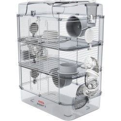 ZOLUX Cage sur 3 étages Rody3 trio - Pour hamsters, souris et gerbill