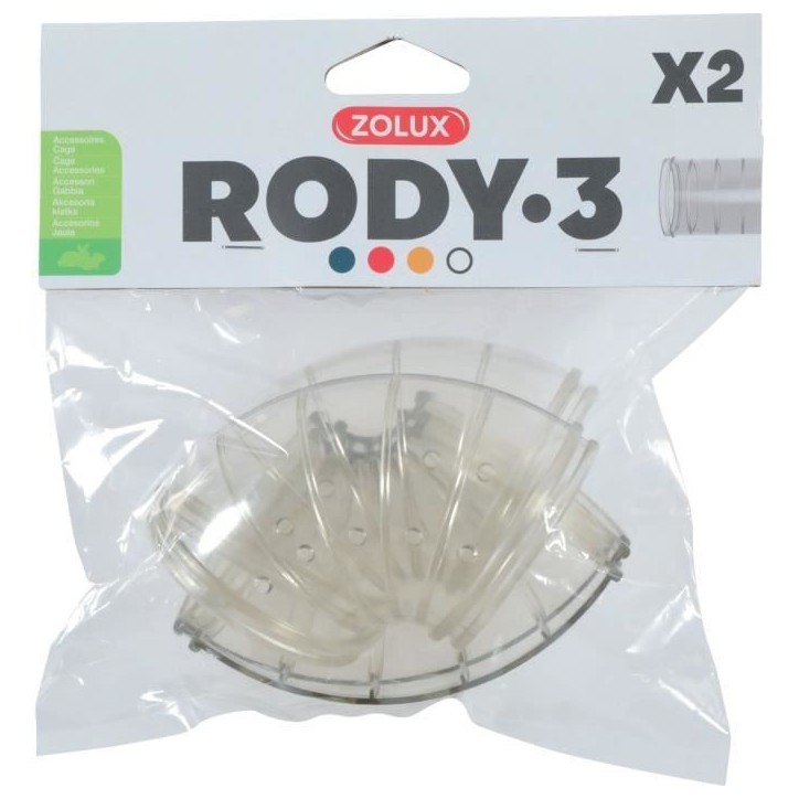 Tube coudé pour cage rongeur Rody3 - ZOLUX - Rodylounge - 2 pieces Tube coudé pour cage rongeur Rody3 - ZOLUX - Rodylounge - 2 pieces