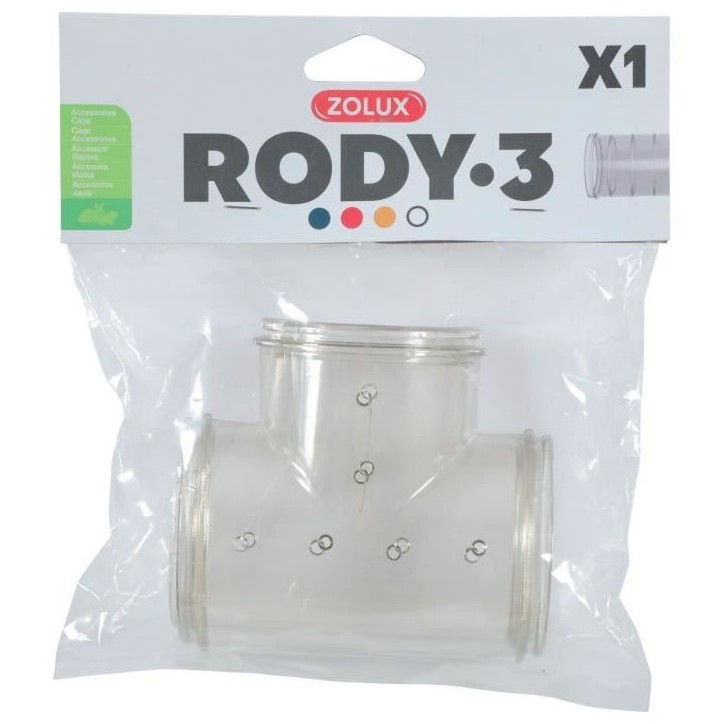 Tube en T pour cage rongeur Rody3 - ZOLUX - Roylounge - 1 piece