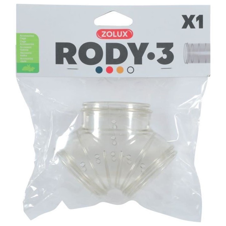 Tube en Y pour cage rongeur Rody3 - ZOLUX - Roylounge - 1 piece