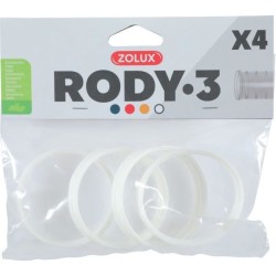 Connecteurs pour cage rongeur Rody3 - ZOLUX - Roylounge - Blanc - 4 pi