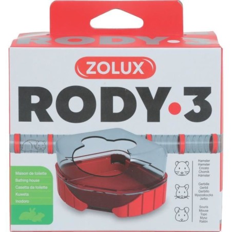 Maison de toilette pour cages Rody3 - ZOLUX - Rodylounge - Pour petits