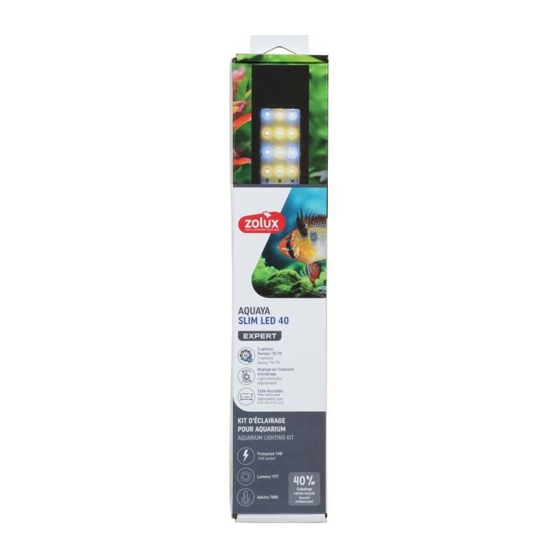 Rampe d'éclairage - Zolux - Slim LED dimmable - Ajustable et adaptabl Rampe d'éclairage - Zolux - Slim LED dimmable - Ajustable et adaptabl