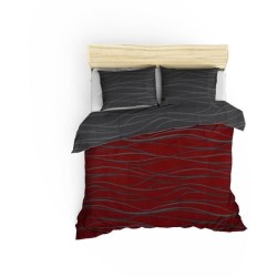 Parure de lit - 1 housse de couette 220 x 240 cm + 2 taies d'oreiller