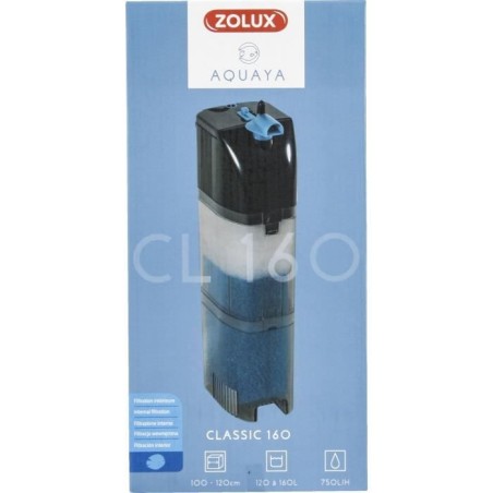 Filtre intérieur - Zolux - Classic - Pour aquarium de 120 a 160 L - Débit de 750 L/h - 14W