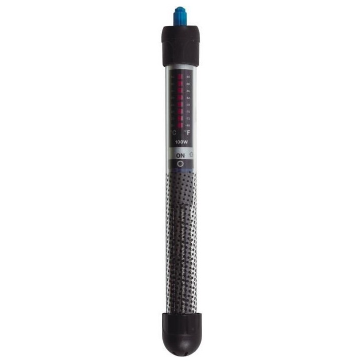 Chauffage d'aquarium - Zolux - Heater 100 - 100 W - Longueur 27 cm - Noir