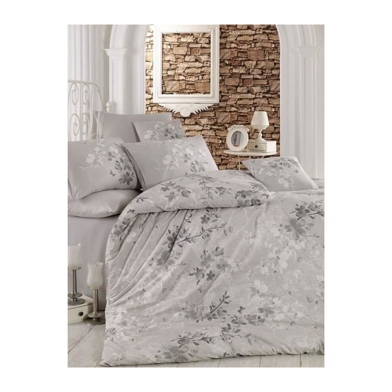 Parure de lit - 1 housse de couette 220 x 240 cm + 2 taies d'oreiller