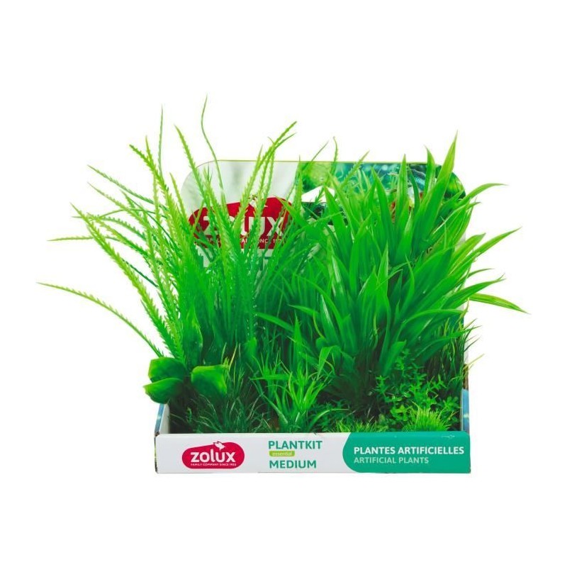 Plantes artificielles pour aquarium - ZOLUX - Plantkit - Taille M - Lo Plantes artificielles pour aquarium - ZOLUX - Plantkit - Taille M - Lo